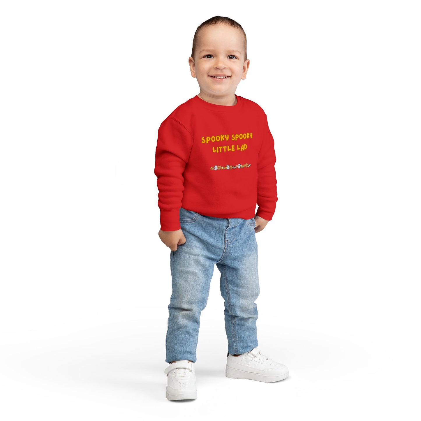 Spooky Spooky Little Lad Toddler Sweatshirt