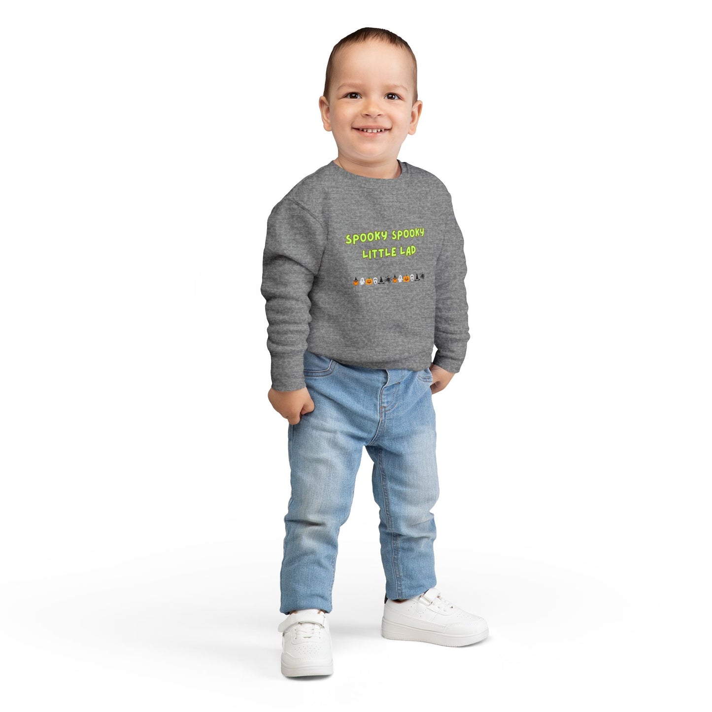 Spooky Spooky Little Lad Toddler Sweatshirt