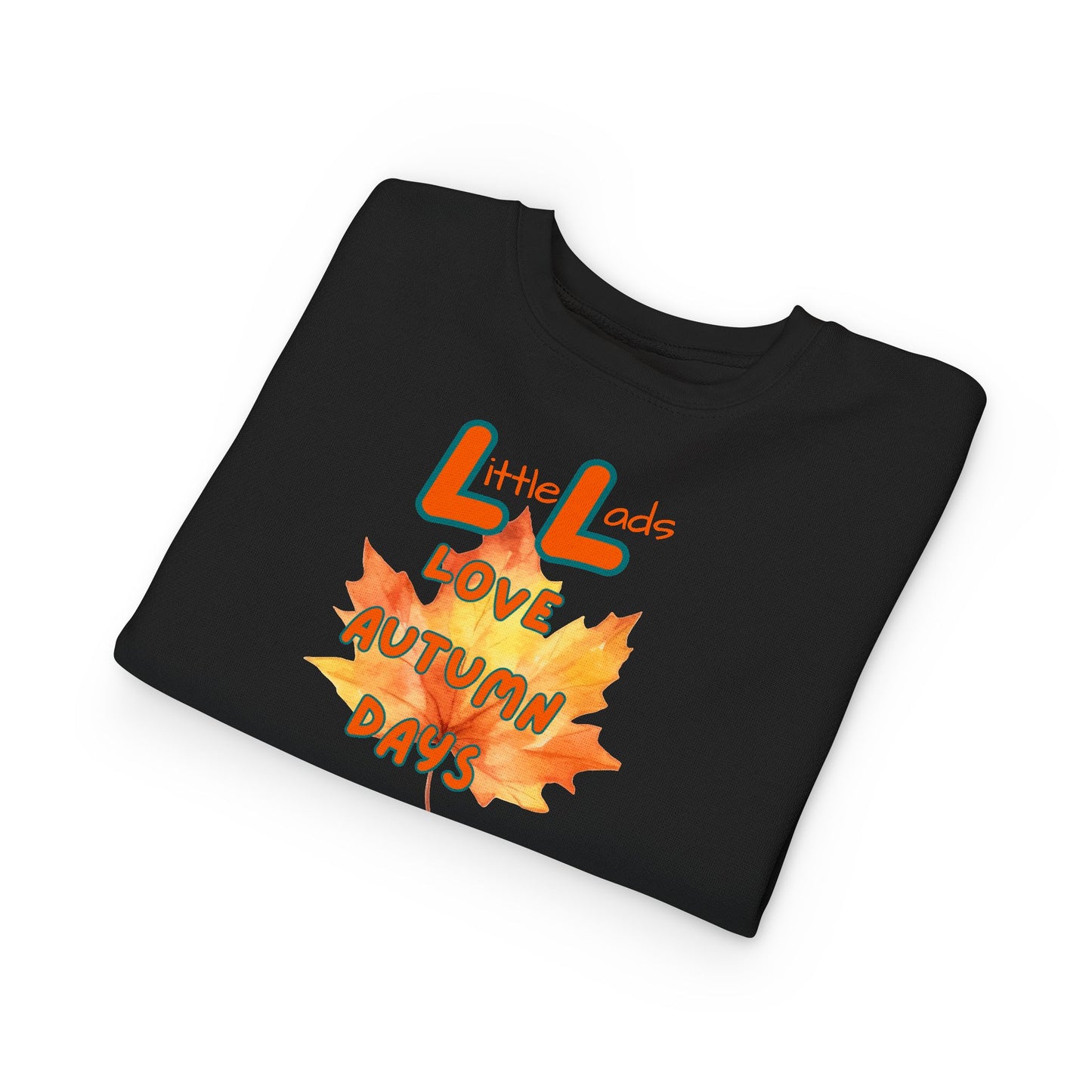 Little Lads love autumn days Toddler Sweatshirt