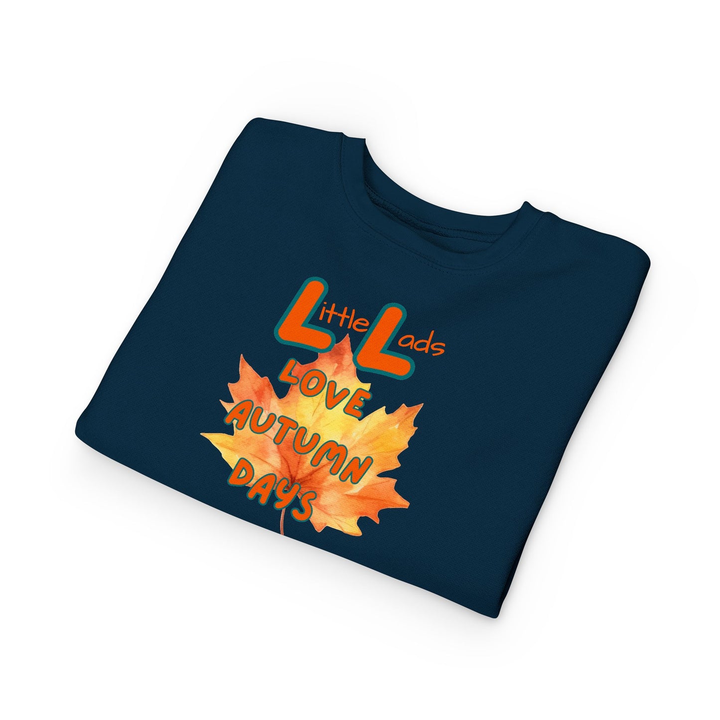 Little Lads love autumn days Toddler Sweatshirt